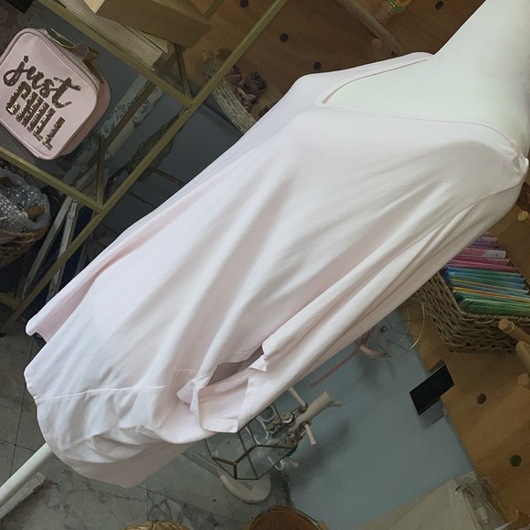 Michael Stars Pink Oversized Tee - Picture 3 of 5